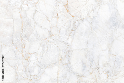 White marble texture background. Used in design for skin tile ,wallpaper, interiors backdrop. Natural patterns. Picture high resolution. Luxurious background © natrot