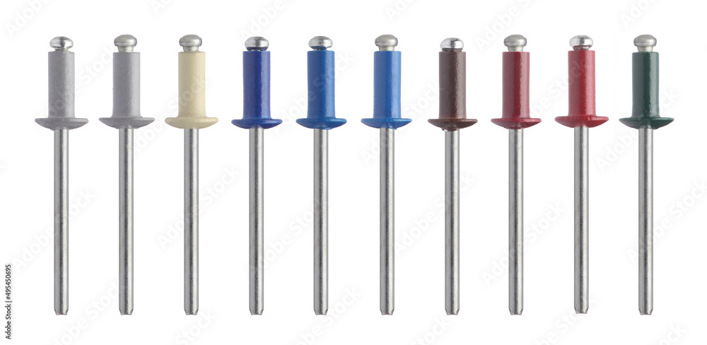 Colors Blind Rivets Self-Plugging Open End Dome Head Decorating Fastener Nails Pop Rivets Core
