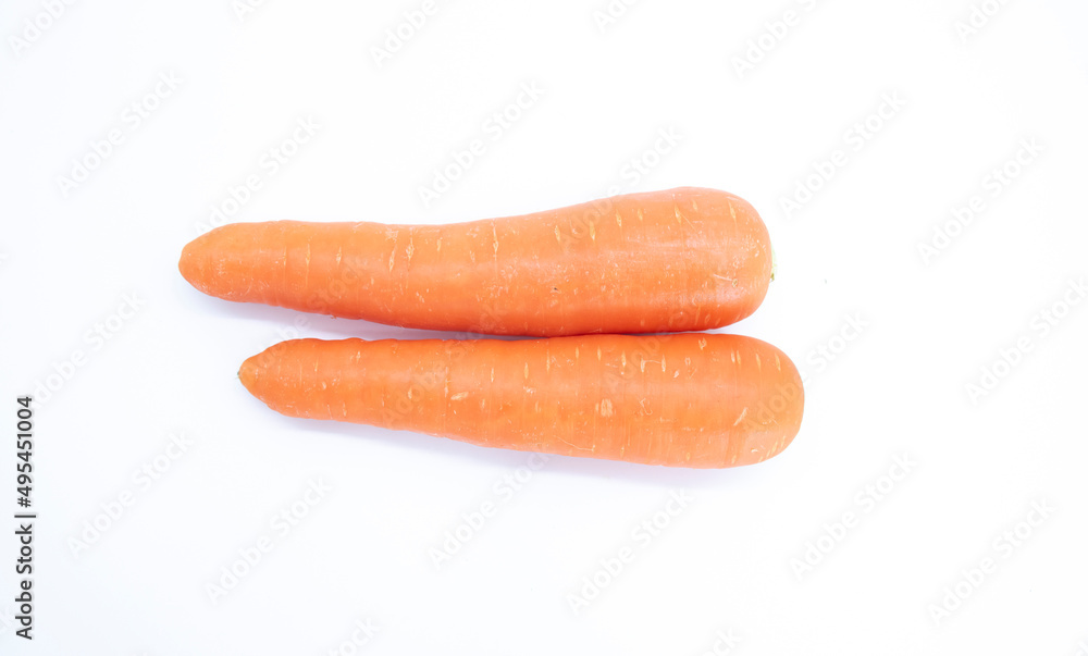 Fresh Carrot isolated on white background,vegetable concept Fresh Carrot isolated on white background,vegetable concept