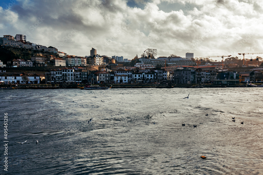 panorama of the douro river in porto panorama of the douro river in porto