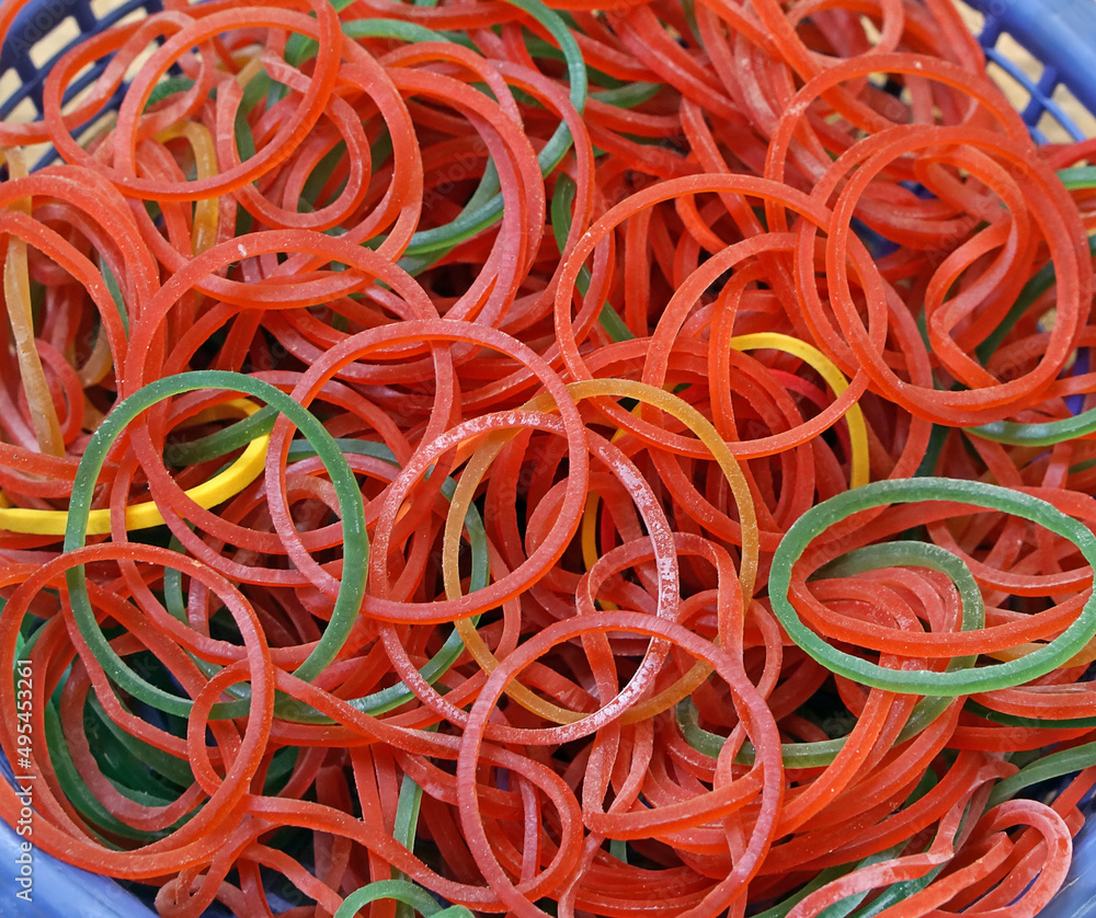 close up rubber band or elastic close up rubber band or elastic