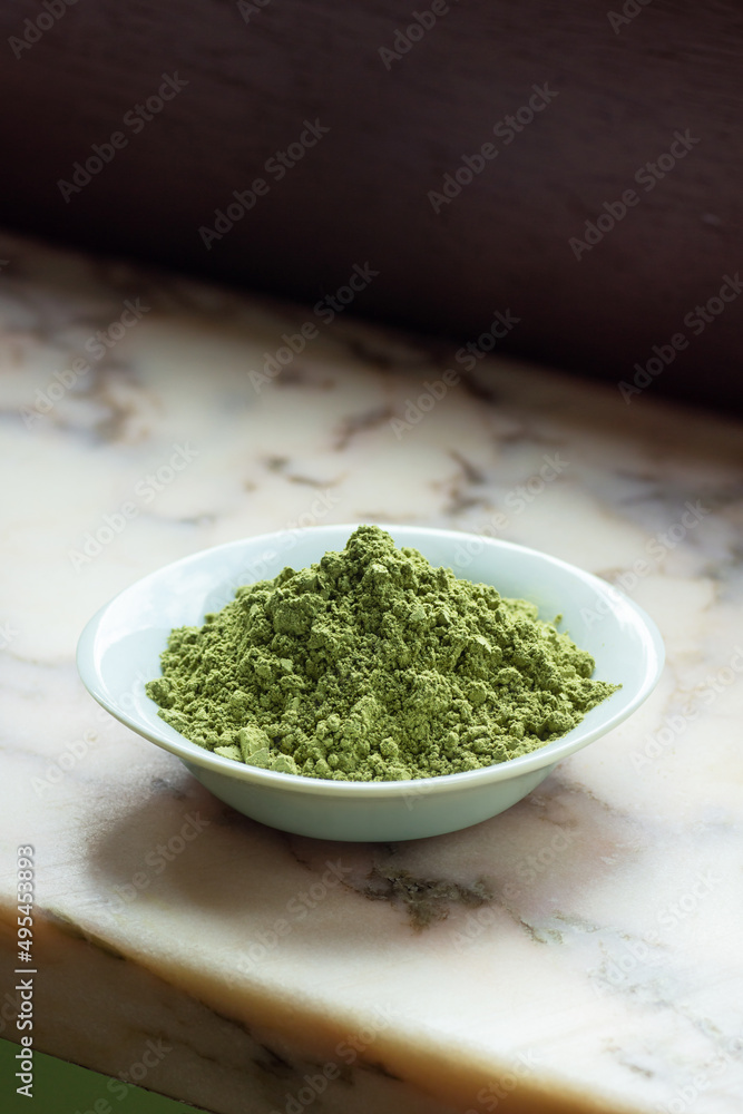 White Vein Sumatra Kratom Powder Natural Plant Based Medicine for Pain Relief and Anti-Anxiety in Dish White Vein Sumatra Kratom Powder Natural Plant Based Medicine for Pain Relief and Anti-Anxiety in Dish
