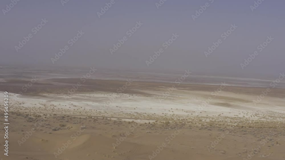 Aerial, Namak Lake In The Maranjab Desert, Iran Aerial, Namak Lake In The Maranjab Desert, Iran
