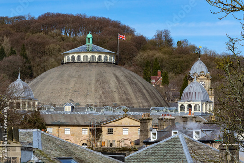 Fototapeta The Devonshire Dome in the Spa Town of Buxton in Derbyshire, England
