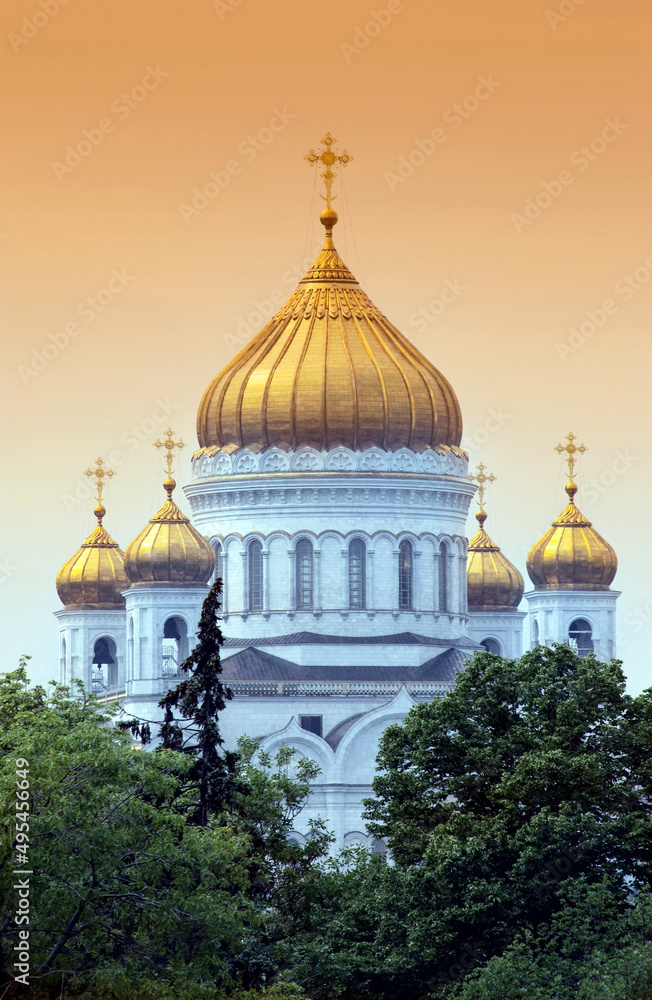 Cathedral of Christ the Saviour - Moscow - Russia.