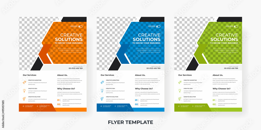 Corporate business flyer poster template design Corporate business flyer poster template design