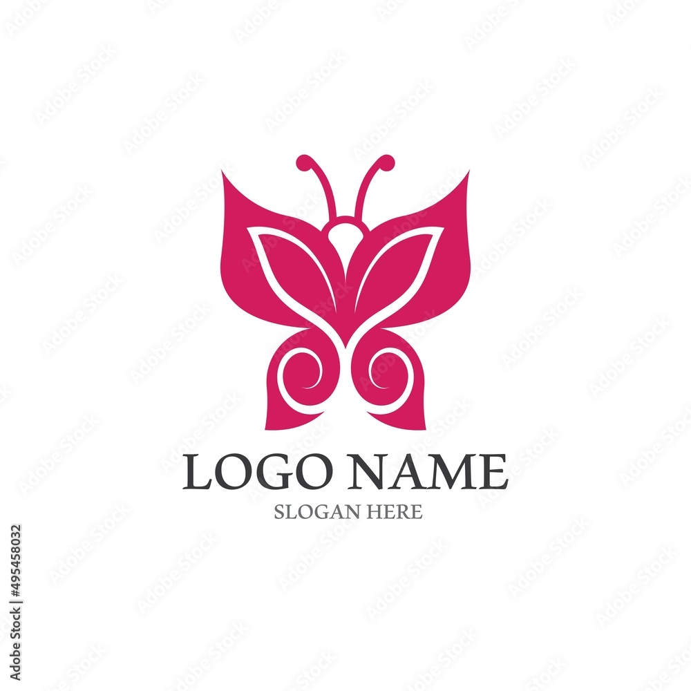 Beauty Butterfly icon vector design Beauty Butterfly icon vector design