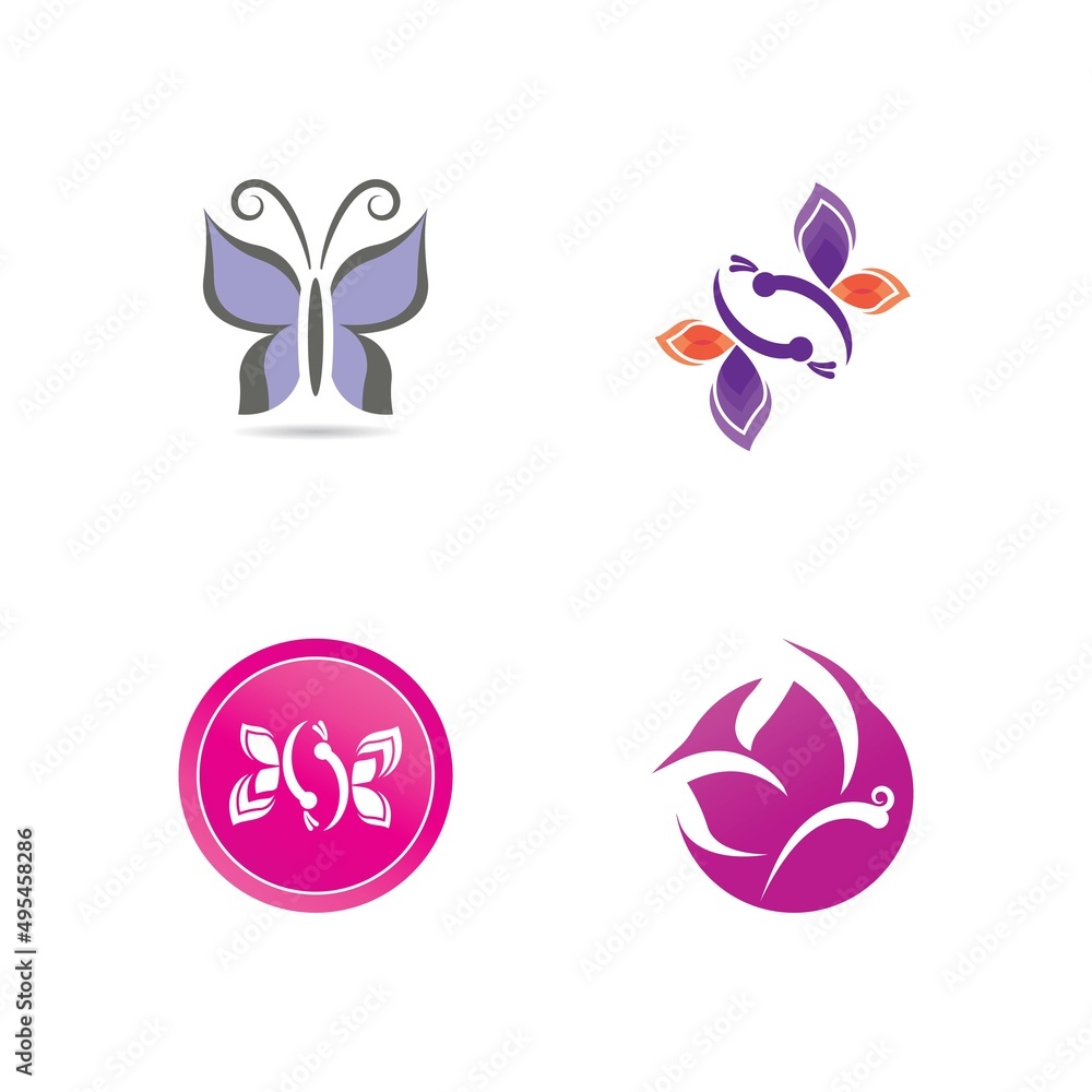 Beauty Butterfly icon vector design Beauty Butterfly icon vector design