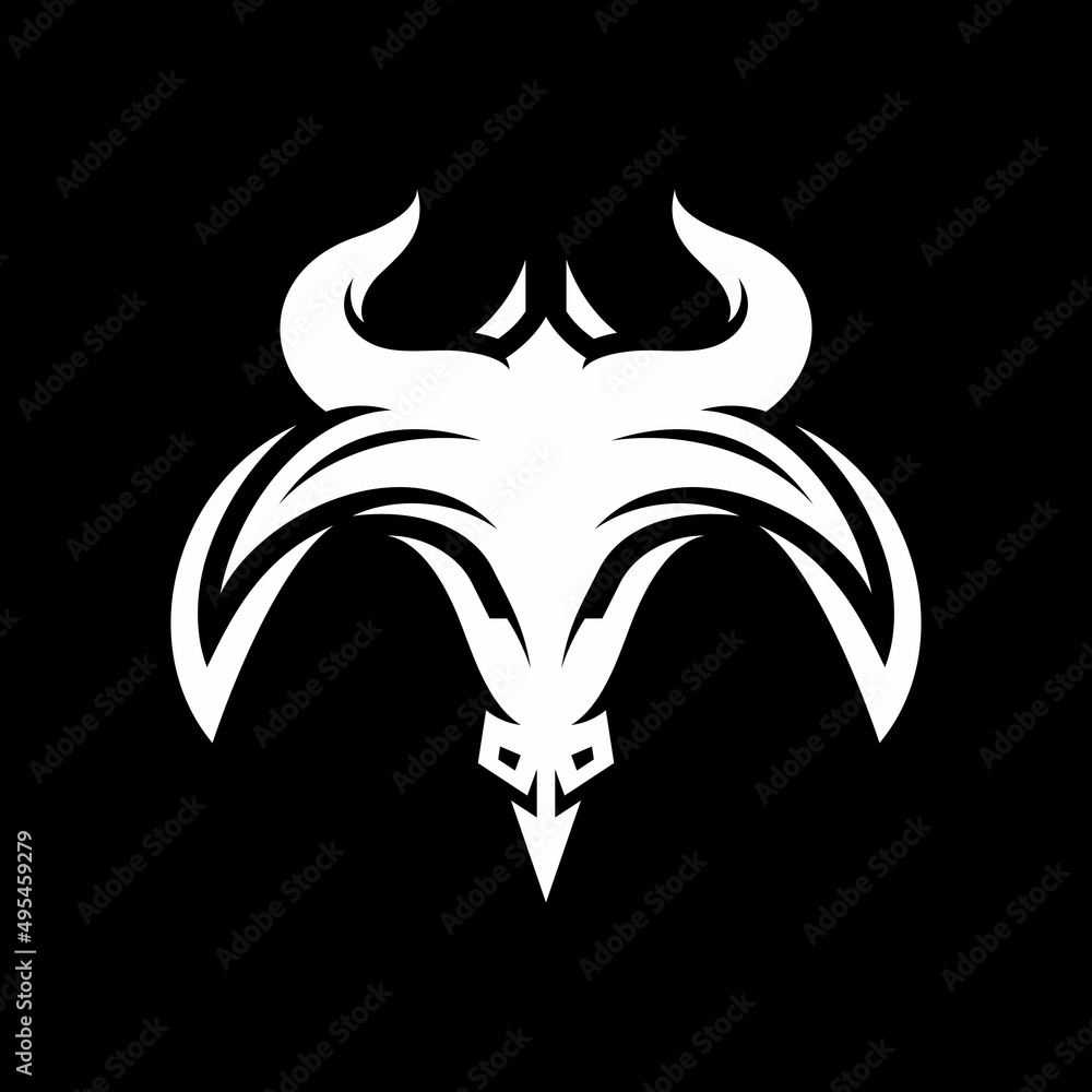 Bull Manta Ray Business Logo Design Bull Manta Ray Business Logo Design