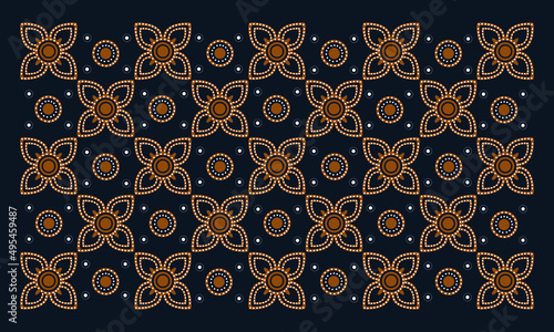 Indonesian modern batik. indonesian modern batik pattern vector photo