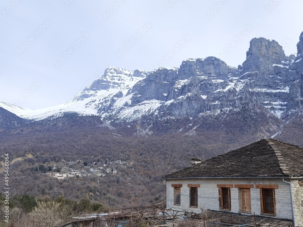 papigo traditional  village in greece