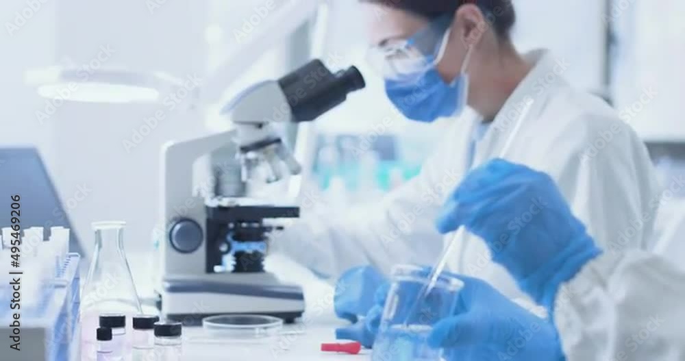 Researchers working together in the clinical lab Researchers working together in the clinical lab