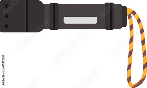 Flashlight or Lantern Colored Illustration