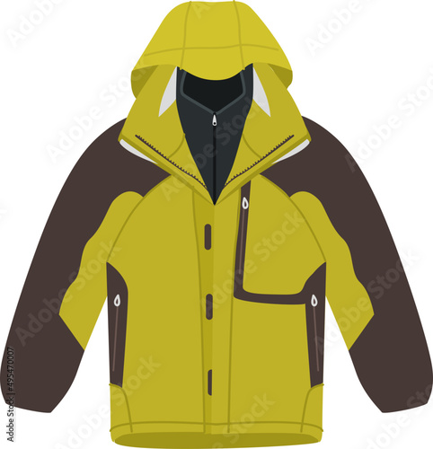 Climbing Jacket Illustration