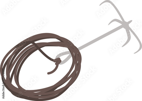 Mountaineering Equipment Illustration