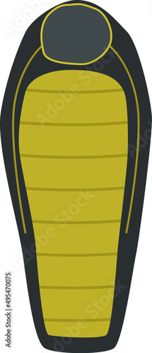 Sleeping Bag Illustration