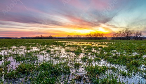 Obraz na płótnie Sundown w salonie