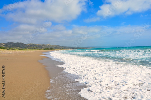 Meer, Strand, Hintergrund, Brandung, Urlaub, Landschaft, Natur