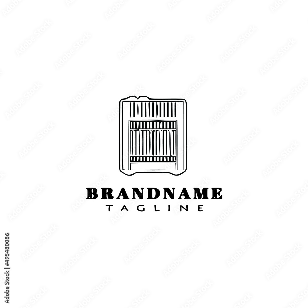 heater logo design template black isolated vector illustration heater logo design template black isolated vector illustration