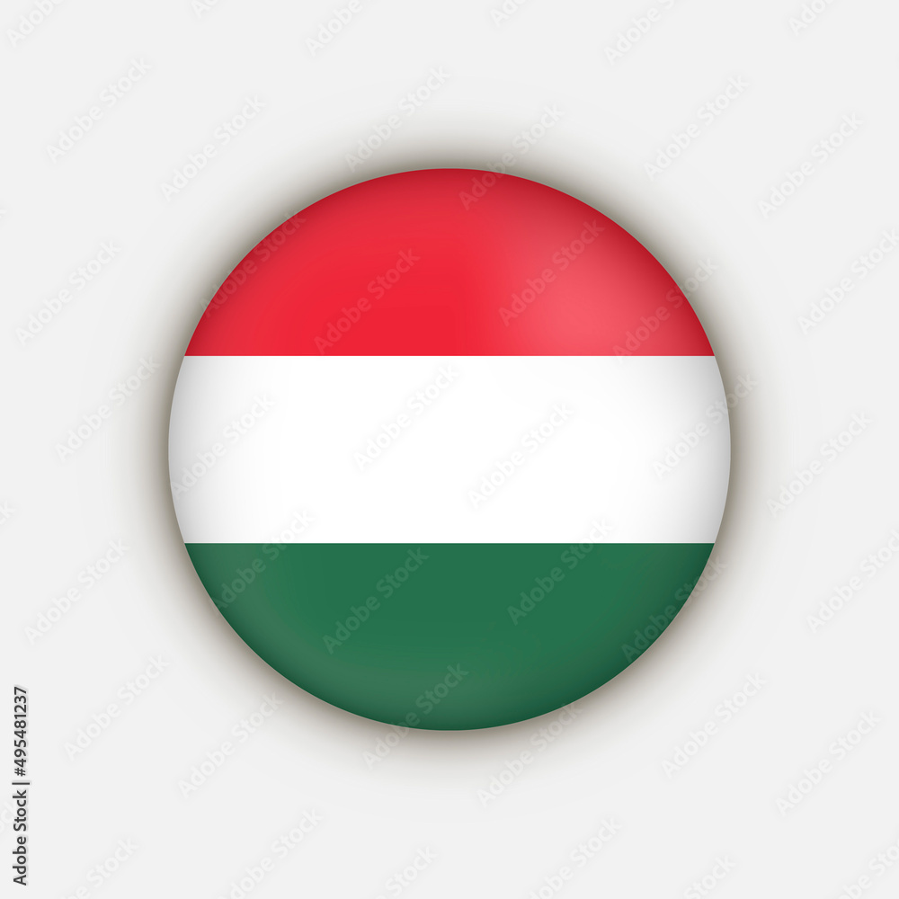 Country Hungary. Hungary flag. Vector illustration. Country Hungary. Hungary flag. Vector illustration.