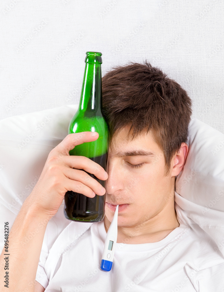 Sick Man with a Beer Sick Man with a Beer