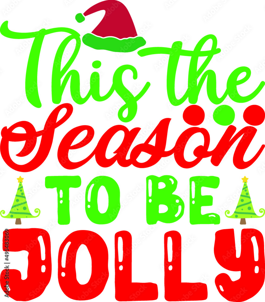 Naklejka premium Christmas svg design
