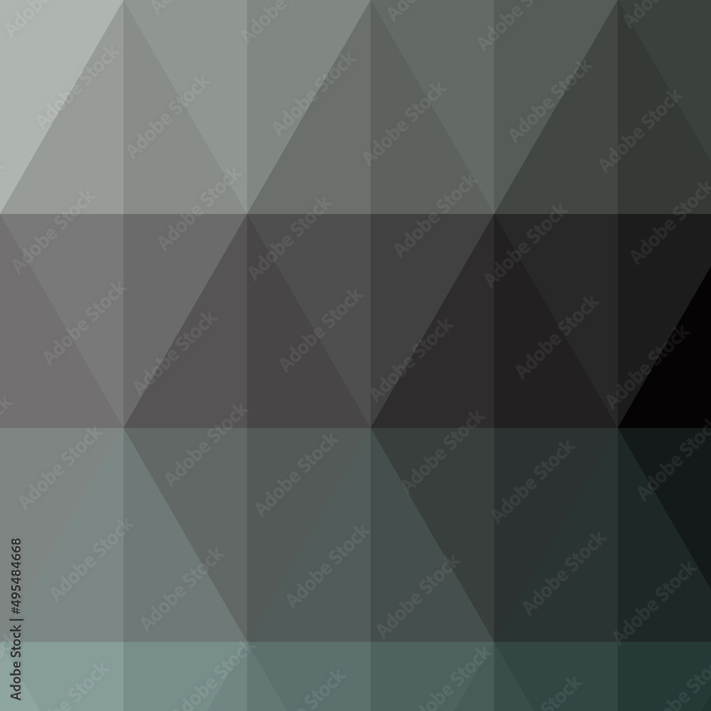 Fototapeta premium Abstract color Low-Polygones Generative Art background illustration