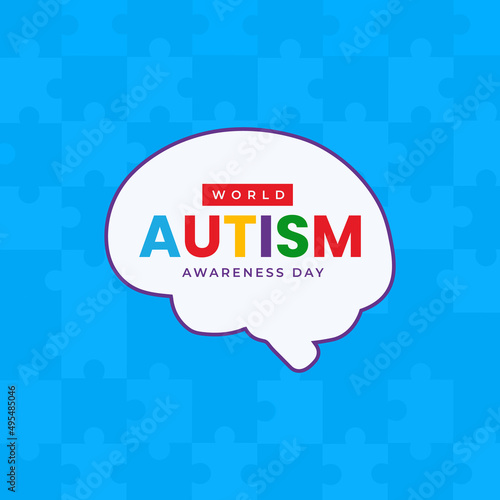 World autism awareness day Social Media Post