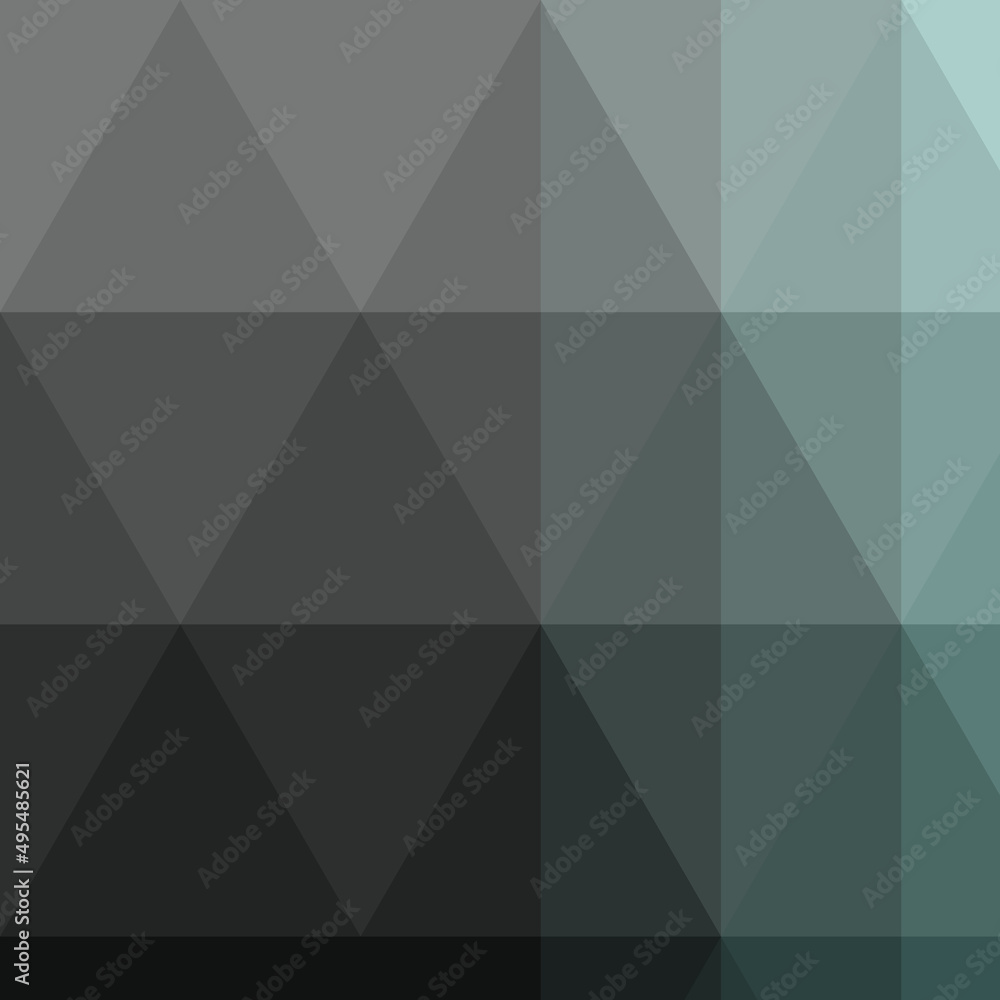 Fototapeta premium Abstract color Low-Polygones Generative Art background illustration