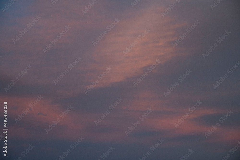 clouds at sunset