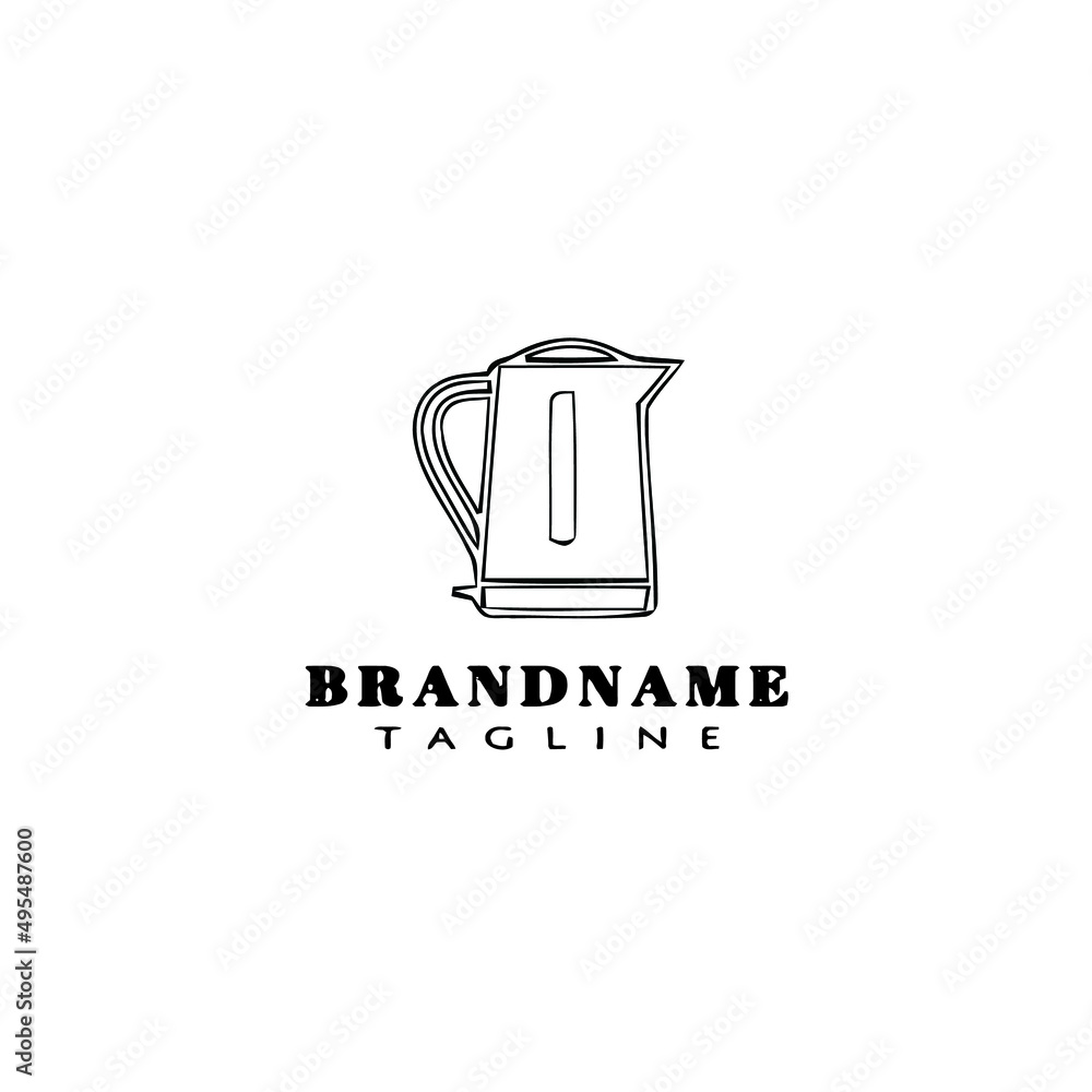 coffee pot logo cartoon template icon vector illustration coffee pot logo cartoon template icon vector illustration