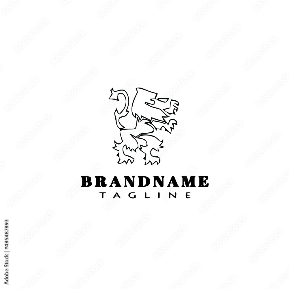 lion logo template icon vector illustration lion logo template icon vector illustration
