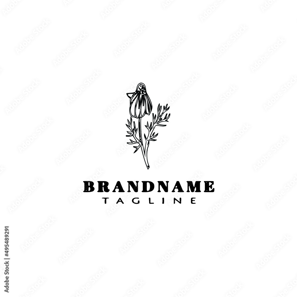 Obraz premium flower logo icon template vector illustration