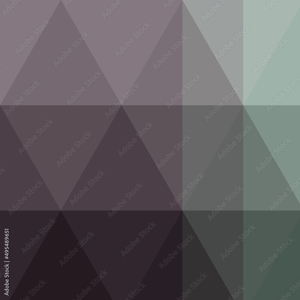 Abstract color Low-Polygones Generative Art background illustration