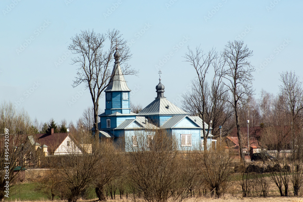 Cerkiew Podwyższenia Krzyża Pańskiego w Kożanach, Podlasie, Polska