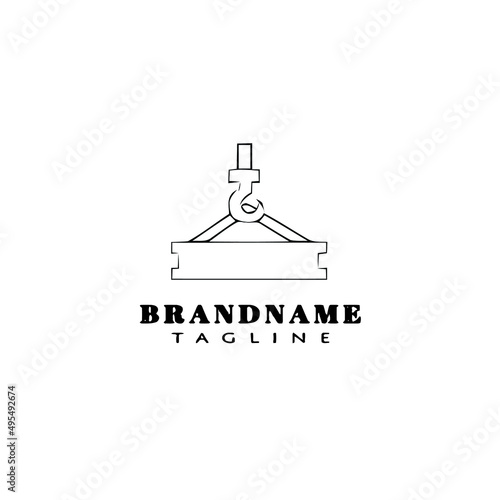 Wallpaper Mural shipping logistic logo icon design template vector illustration Torontodigital.ca