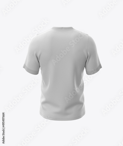 Isolated Men s Sports T-shirt. 3D render