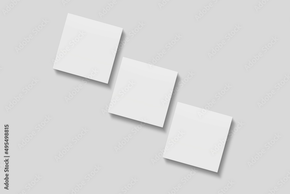 Blank paper for mockup. 3D Render.
Blank paper for mockup. 3D Render.
