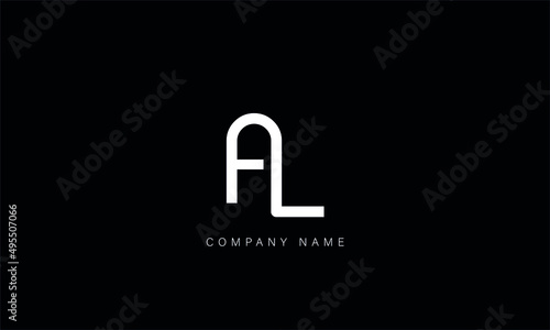 AL, LA, AL, Letters Logo Monogram