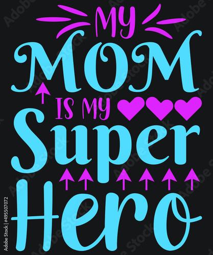 Mother's Day T-shirt Design Vector