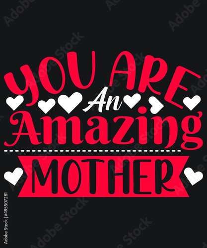 Mother s Day T-shirt Design Vector