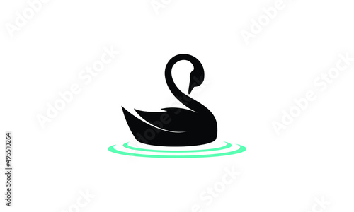 BLACK SWAN LOGO EPS