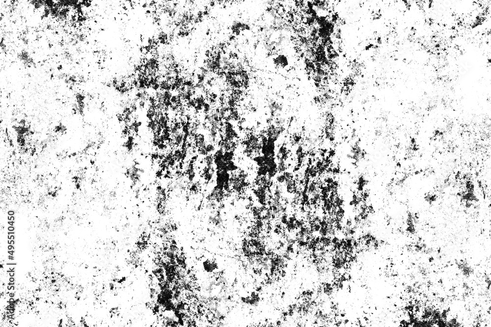Scattered dark grunge textured black and white old concrete wall surface Scattered dark grunge textured black and white old concrete wall surface