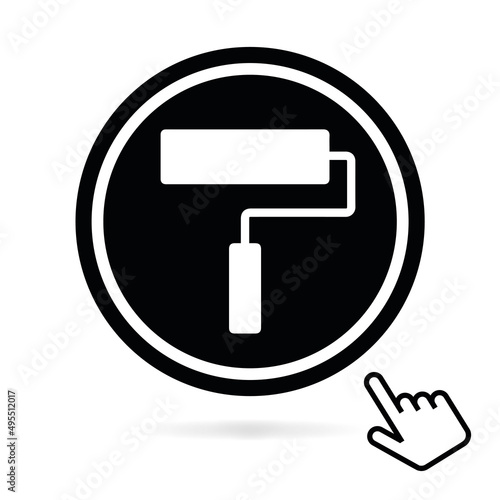 Logo peinture fraîche.