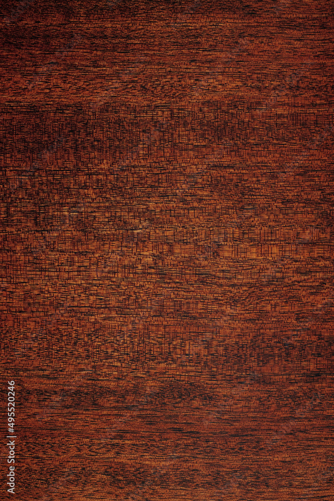 Lacquered wood. Blank background in full screen. Natural noble mahogany texture. Flat table surface. Lacquered wood. Blank background in full screen. Natural noble mahogany texture. Flat table surface.