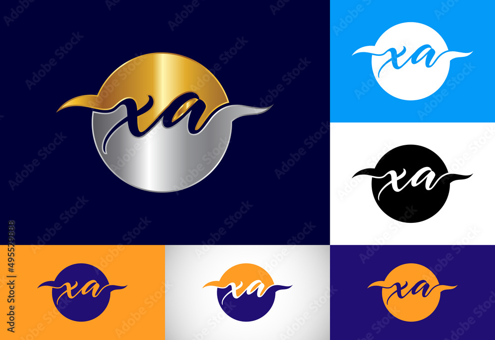 Initial Monogram Letter X A Logo Design Vector Template. Graphic Alphabet Symbol For Corporate Business Identity Initial Monogram Letter X A Logo Design Vector Template. Graphic Alphabet Symbol For Corporate Business Identity