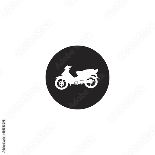 motorbike icon. © RN 3540