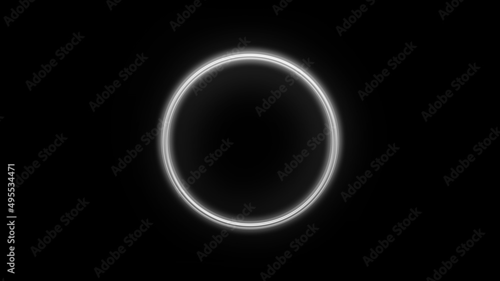 beautiful art modern neon circle beautiful art modern neon circle