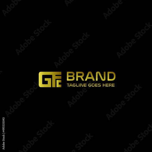 Initial Letter GFC Logo Vector photo