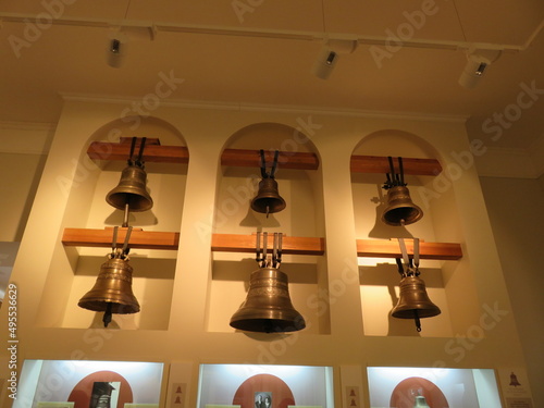 Pskov region. The city of Valdai. The bell is the main attraction. 